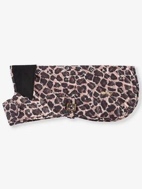 BARBOUR Boulevard All Season Dog Coat Leopard Print - M